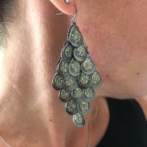 Silver Chandelier Earrings